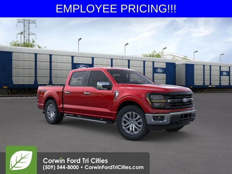 New 2026 Ruby Red Metallic Tinted Clearcoat Ford XLT image 1