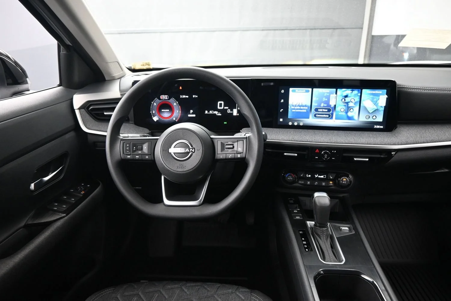 New 2026 Aspen White Tricoat/Super Black Nissan SV image 11