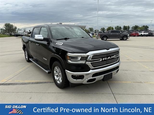 Used 2022 Diamond Black Crystal Pearlcoat Ram Laramie image 6