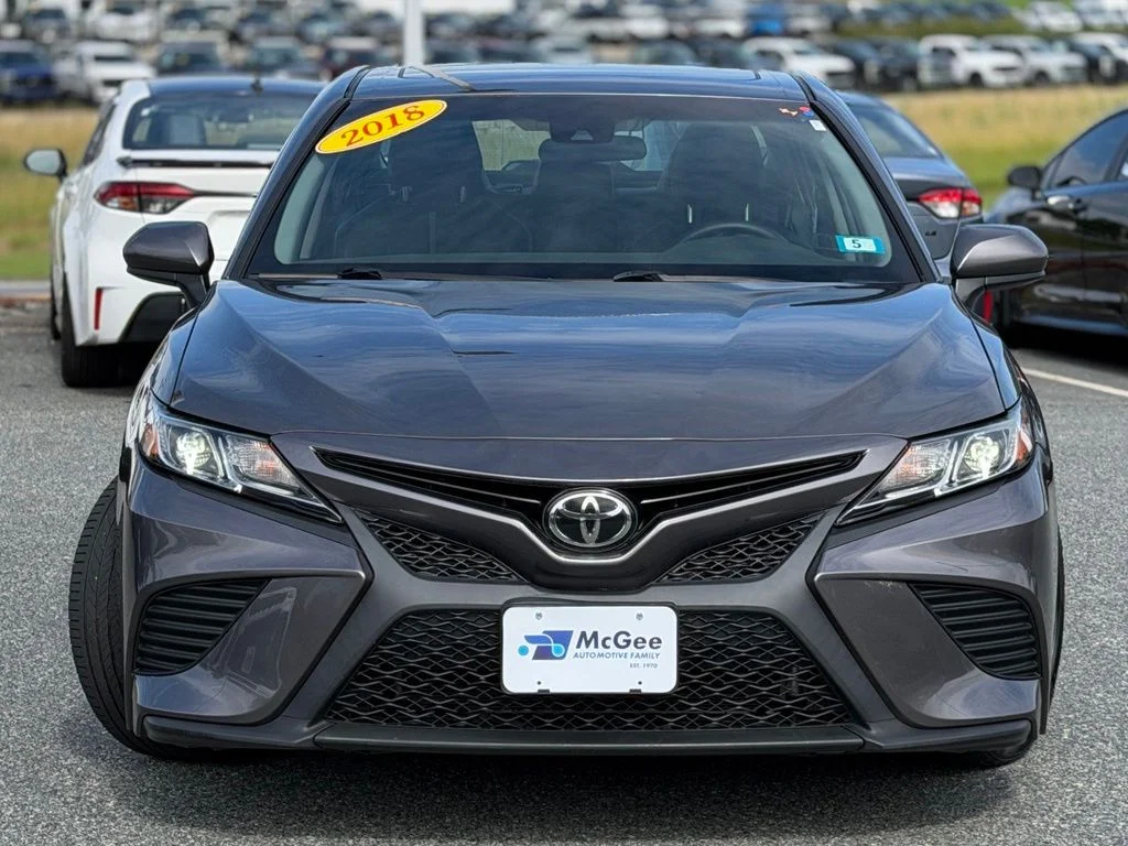 Used 2018 Gray Toyota SE image 2