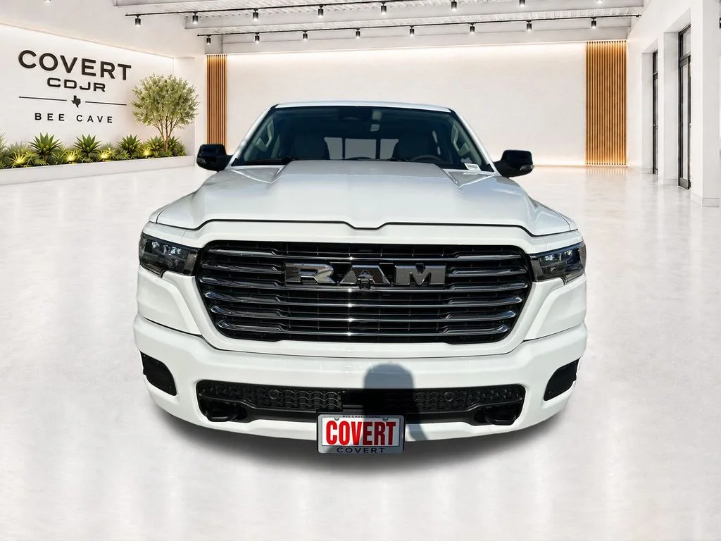 New 2026 Bright White Clear-Coat Exterior Paint RAM Laramie image 3