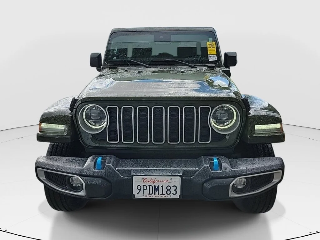 Used 2024 Green Jeep Sahara 4xe image 3