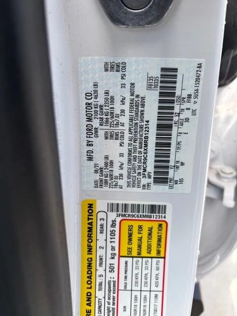 Used 2021 White Ford Outer Banks image 10