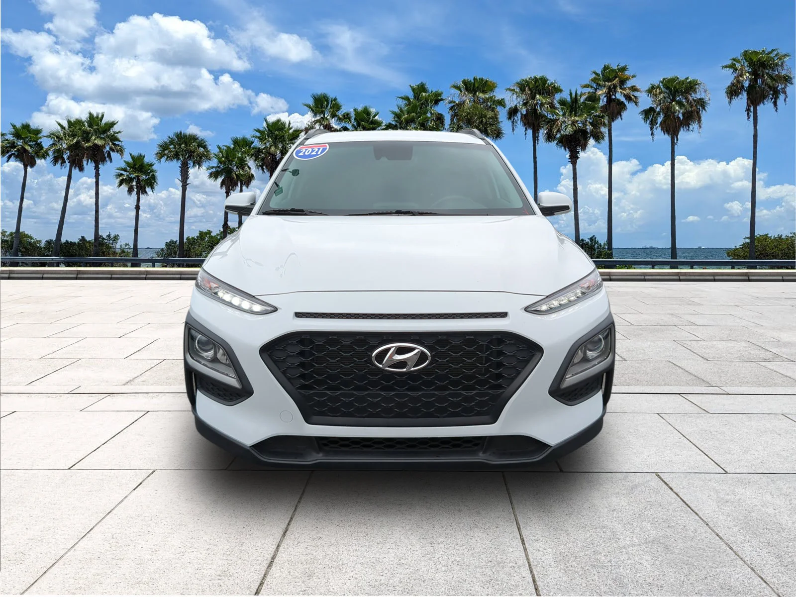 Certified Used 2021 Chalk White Hyundai SEL image 2