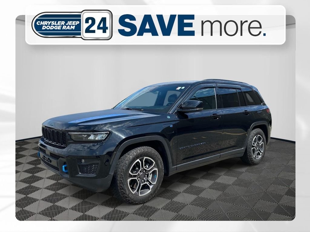Used 2022 Black Jeep Trailhawk 4xe image 1
