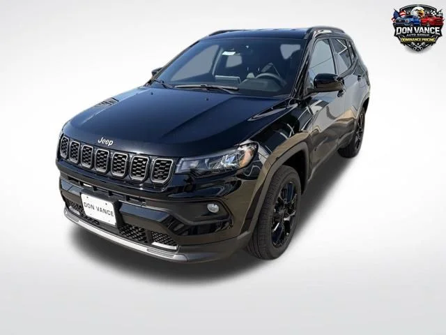 New 2026 Diamond Black Crystal Pearlcoat Jeep Latitude image 1