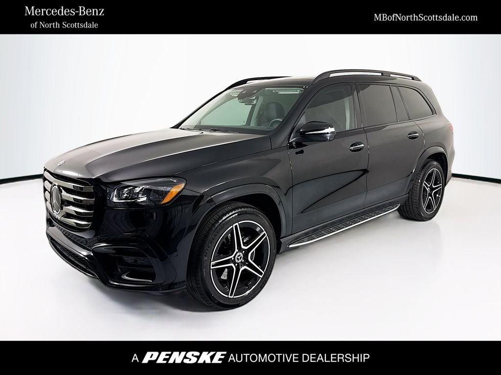 Certified Used 2026 Obsidian Black Metallic Mercedes-Benz GLS 450 image 1