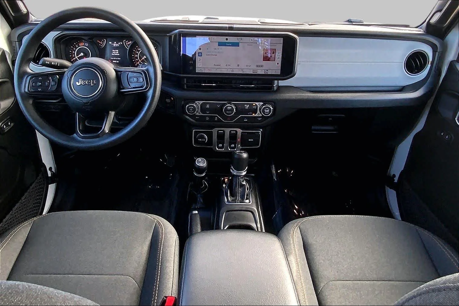 Used 2026 Bright White Clearcoat Jeep Sport image 13