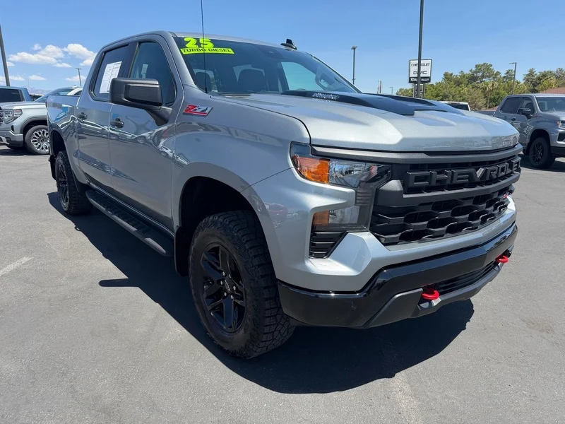 Used 2025 Sterling Gray Metallic Chevrolet Custom Trail Boss image 1