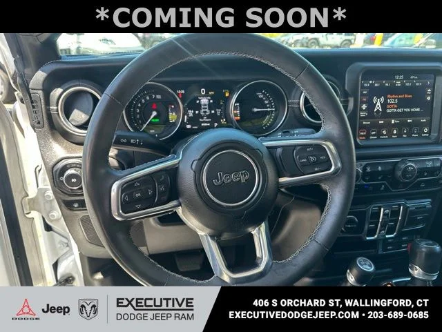 Used 2023 White Jeep Sahara 4xe image 11