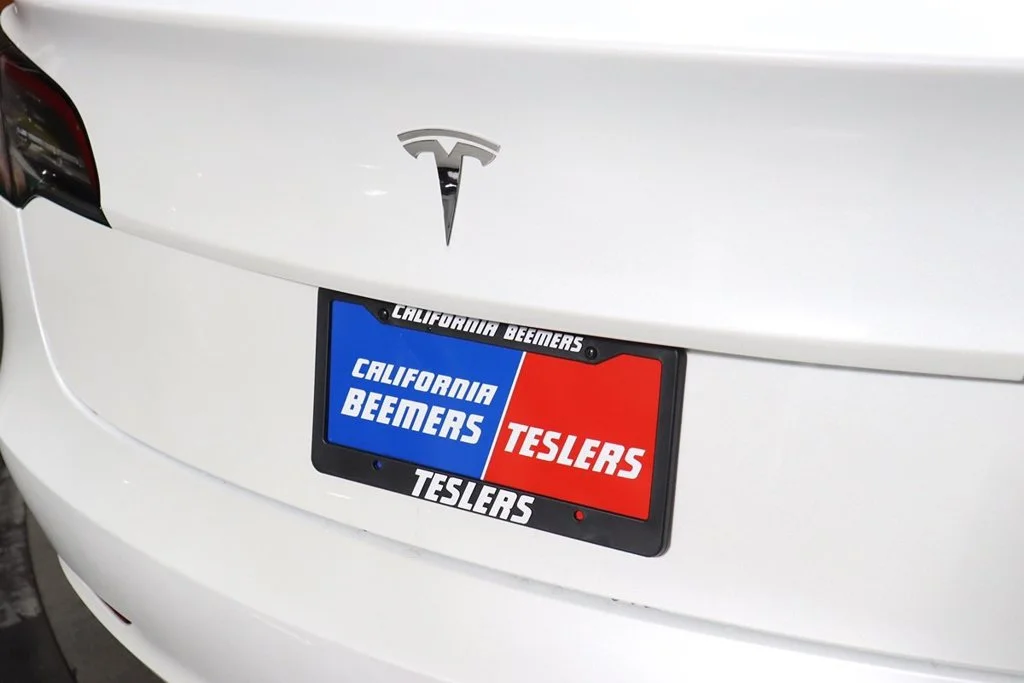 Used 2023 Pearl White Multi-Coat Tesla Base image 12