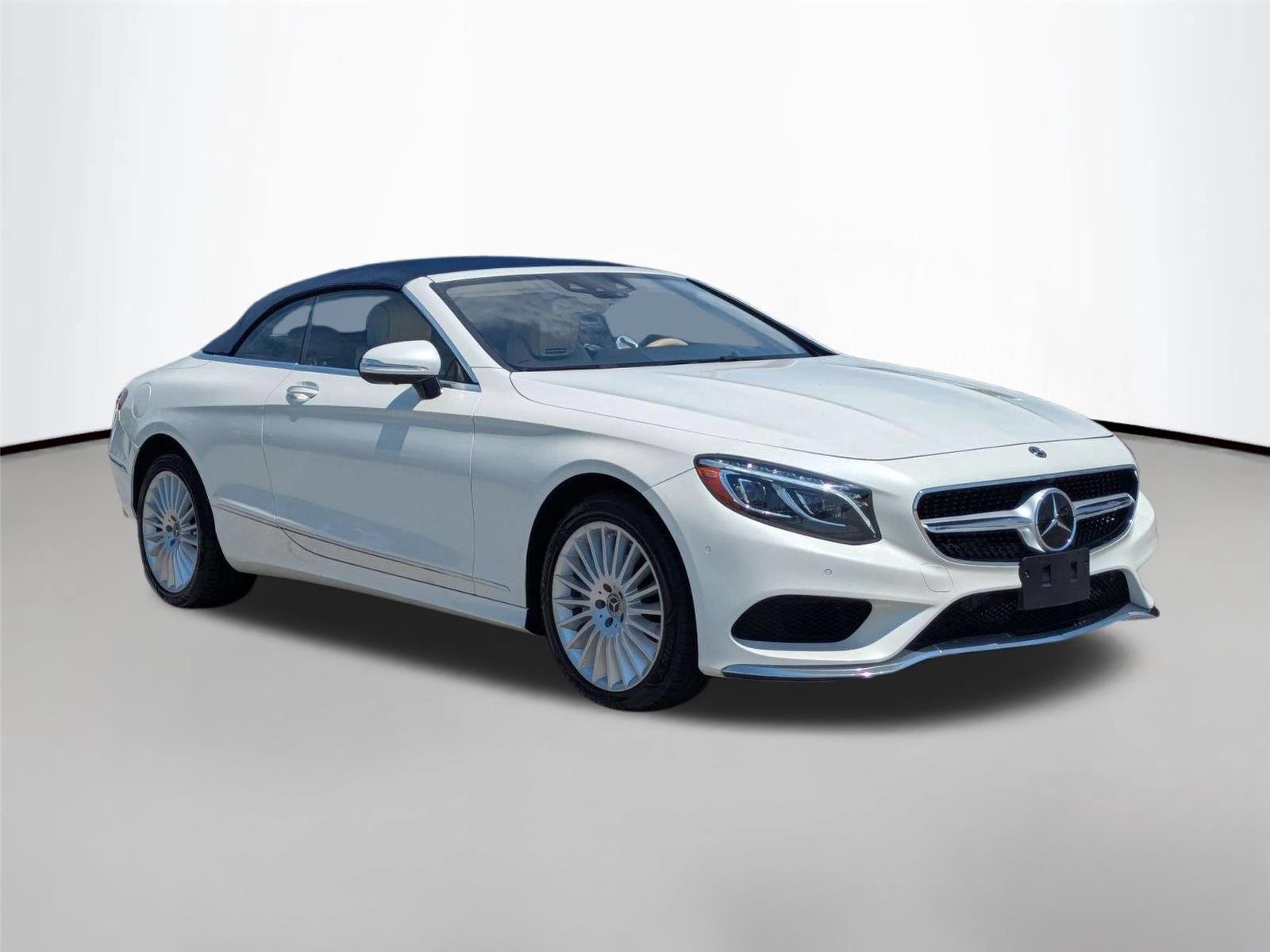 Used 2018 designo Diamond White Metallic Mercedes-Benz S 560 image 3