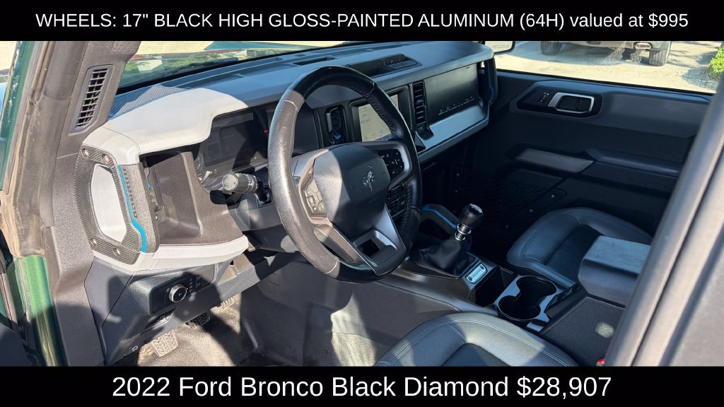 Used 2022 Green Metallic Ford Black Diamond image 2