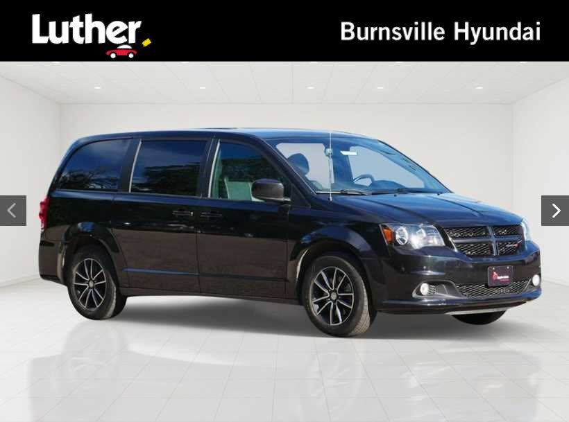 Used 2019 Black Onyx Crystal Pearlcoat Dodge SXT image 1