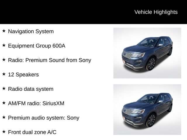Used 2019 Blue Metallic Ford Platinum image 7