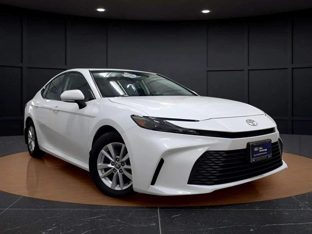 Certified Used 2025 White Toyota LE image 1