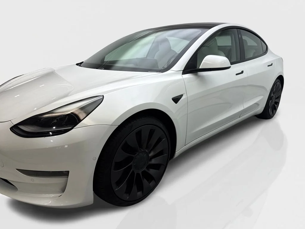Used 2021 White Tesla Performance image 11