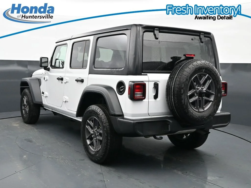 Used 2025 Bright White Clearcoat Jeep Sport S image 7