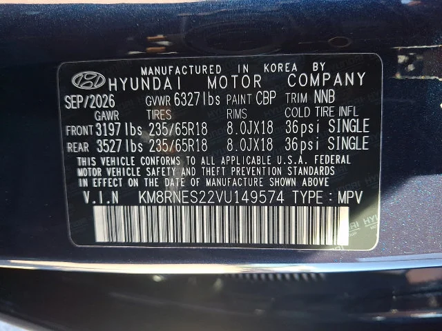 New 2027 Blue Hyundai SEL image 15
