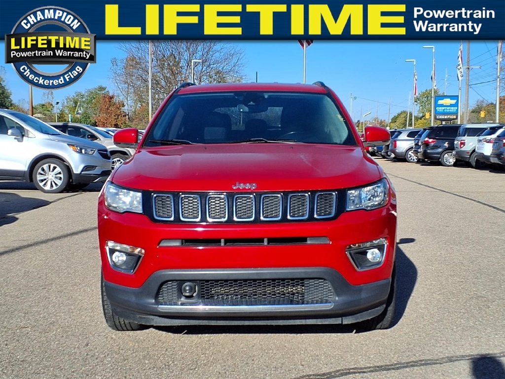 Used 2021 Jeep Compass Limited with VIN 3C4NJDCBXMT528452 for sale in Howell, MI