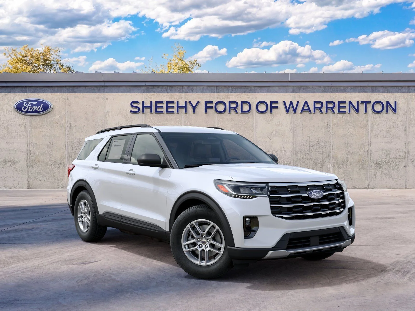 New 2027 Star White Metallic Tri-Coat Ford Active image 1