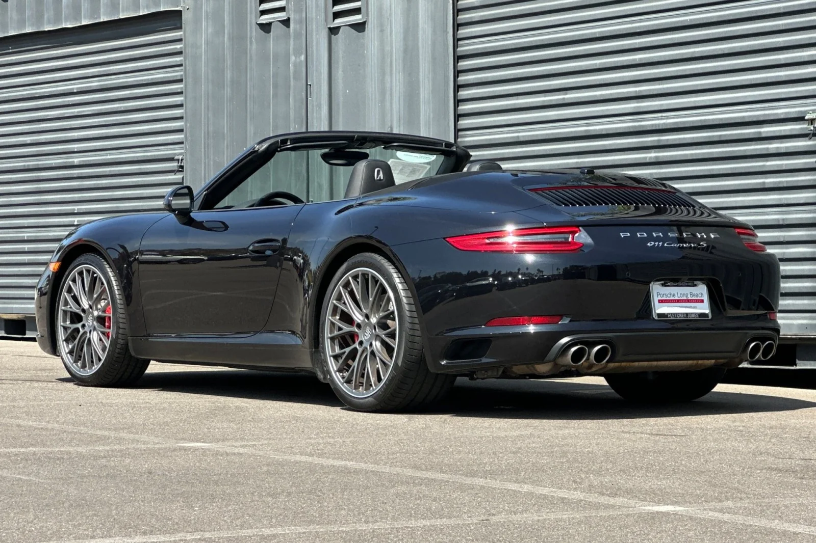 Certified Used 2017 Jet Black Metallic Porsche Carrera S Cabriolet image 3