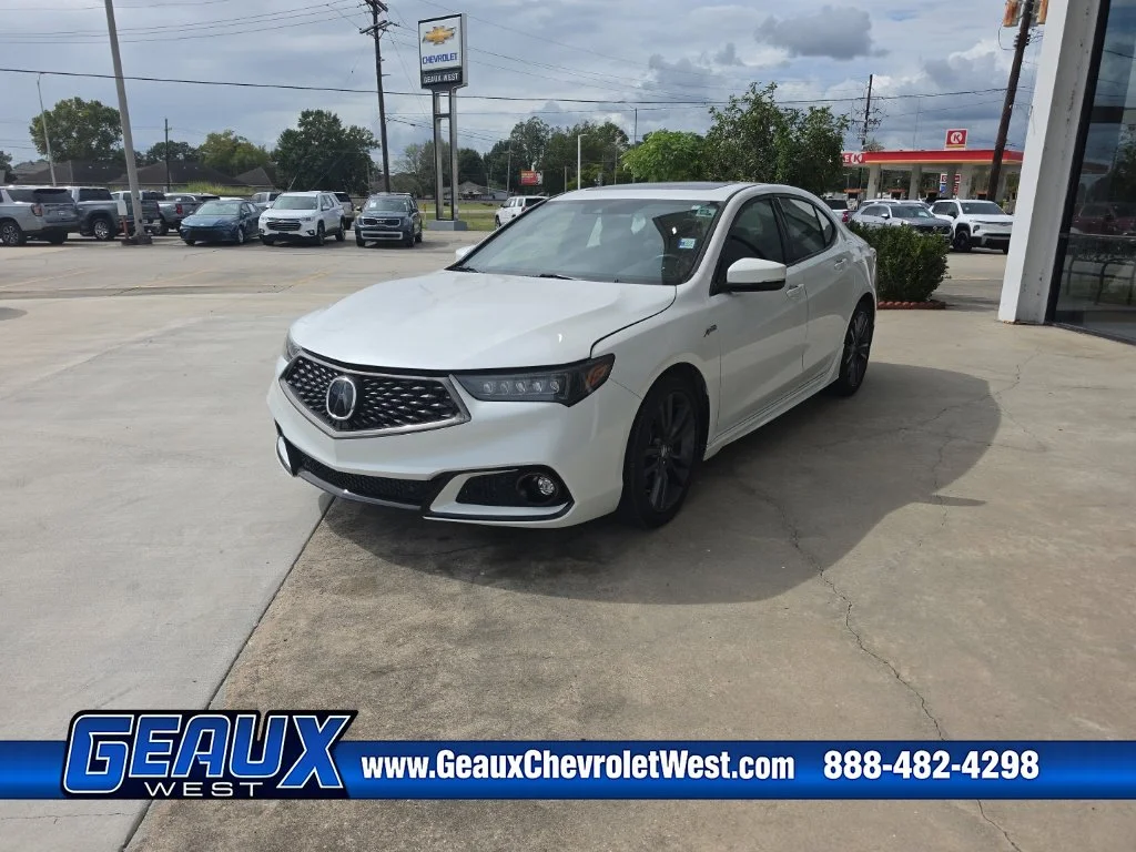 Used 2020 White Acura 3.5L A-Spec Pkg image 3