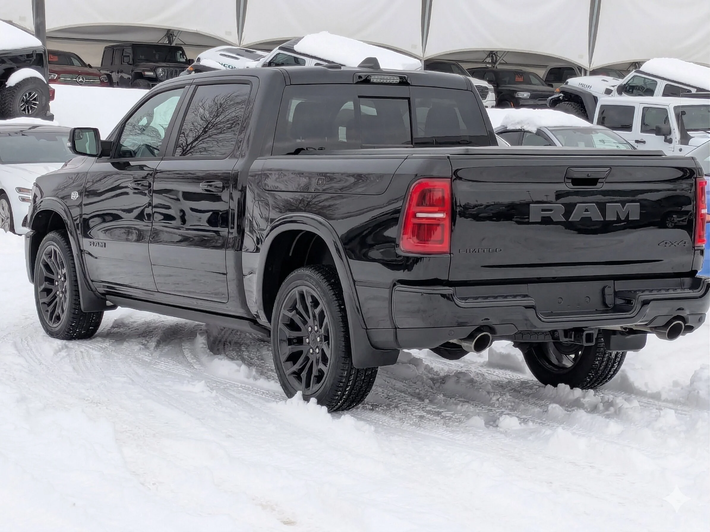 New 2026 Black RAM Limited - 5.7L HEMI V8 LEVEL 1 PKG PANO SUNROOF image 6