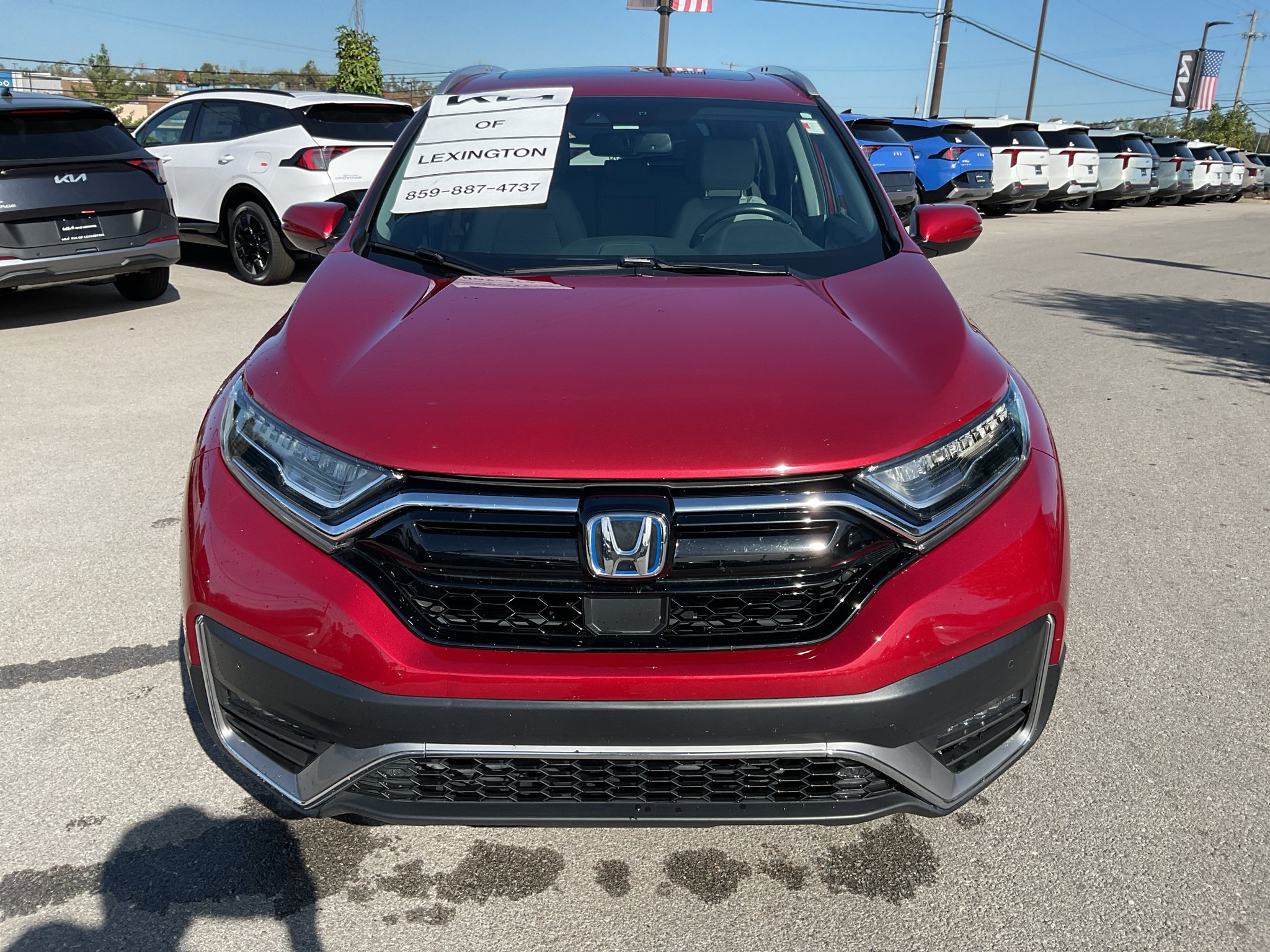 Used 2021 Radiant Red Metallic Honda Touring image 3