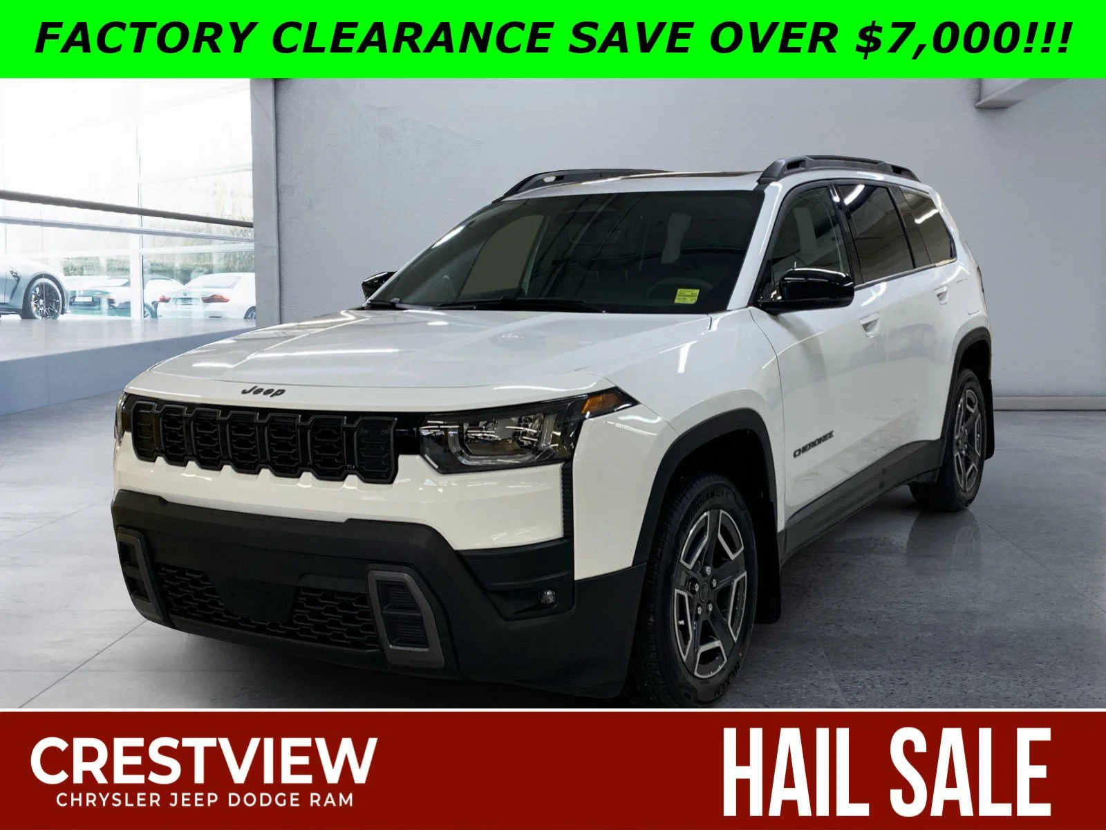 New 2026 Bright White Jeep Limited image 1