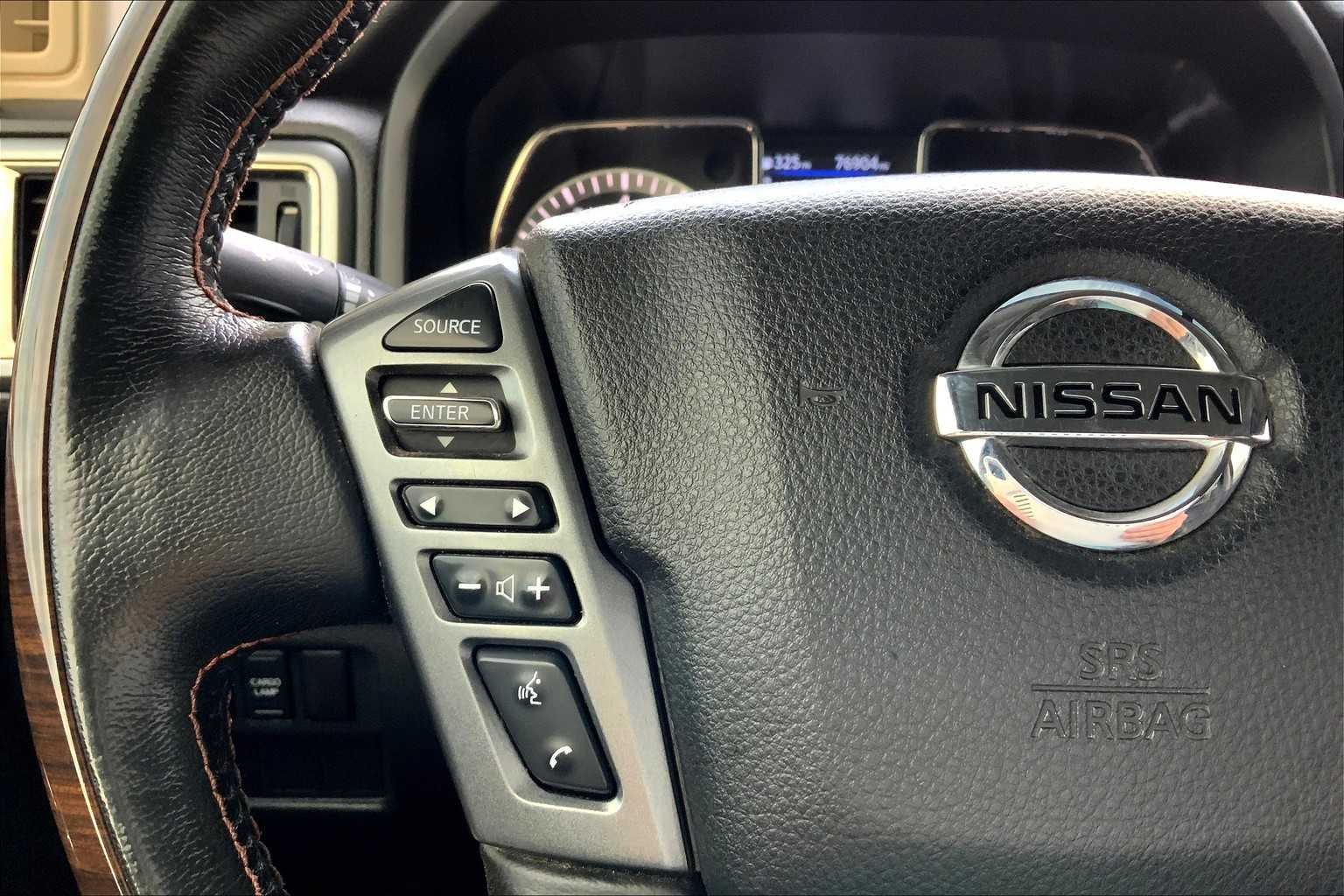 Used 2019 Magnetic Black Metallic Nissan Platinum Reserve image 23
