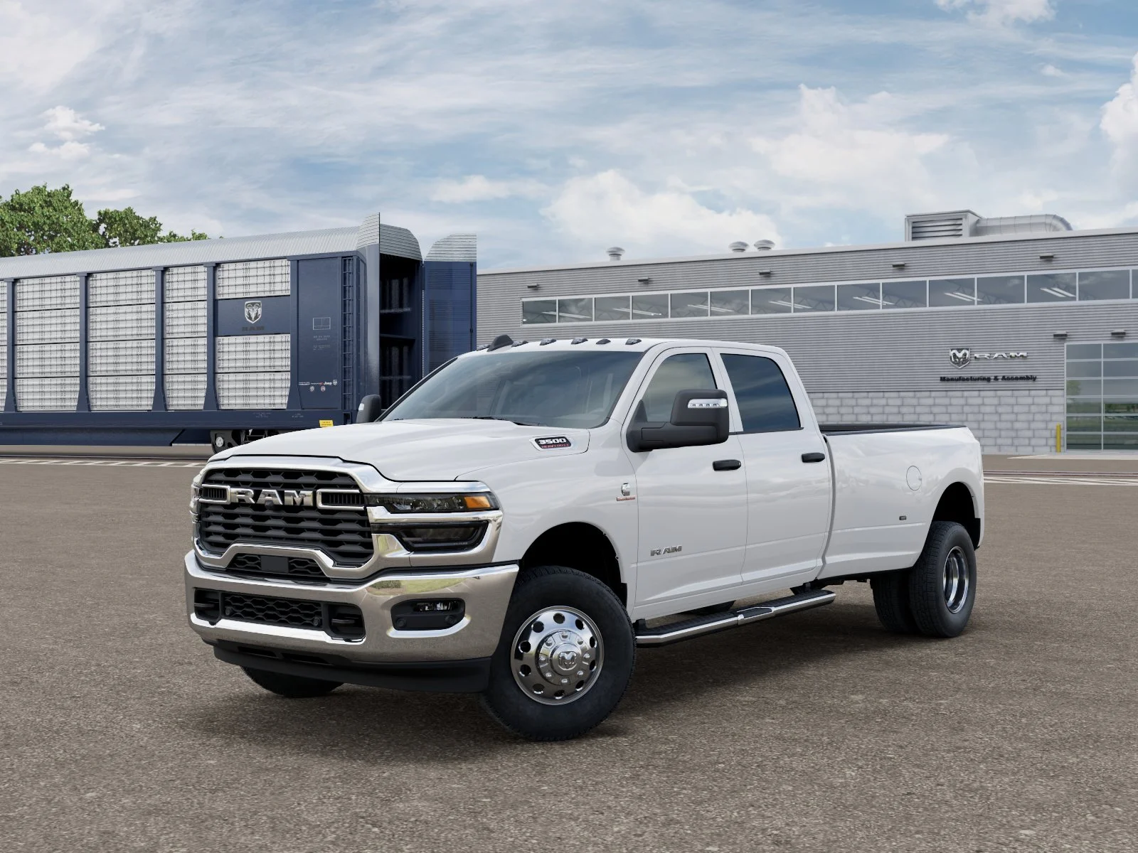 New 2027 Bright White Clearcoat RAM Big Horn image 1