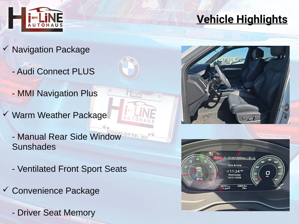 Certified Used 2023 White Audi 45 S line Premium image 12