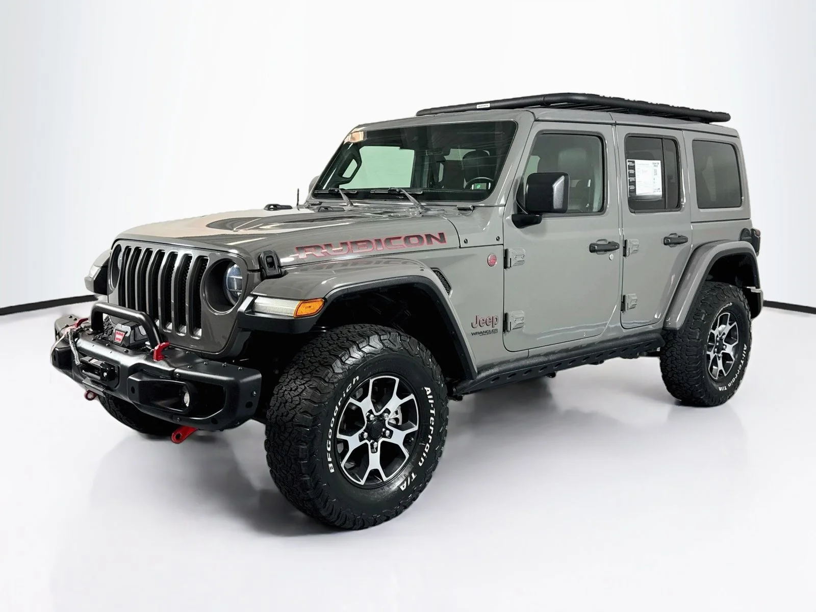 Used 2020 Sting-Gray Clearcoat Jeep Rubicon image 1