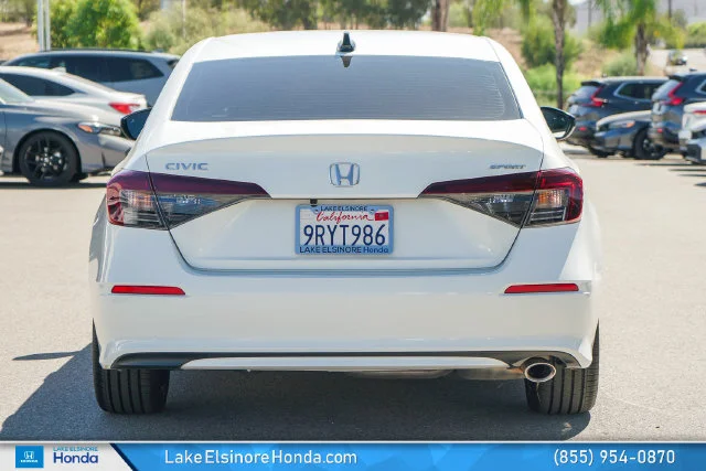 Used 2025 Platinum White Pearl Honda Sport image 10