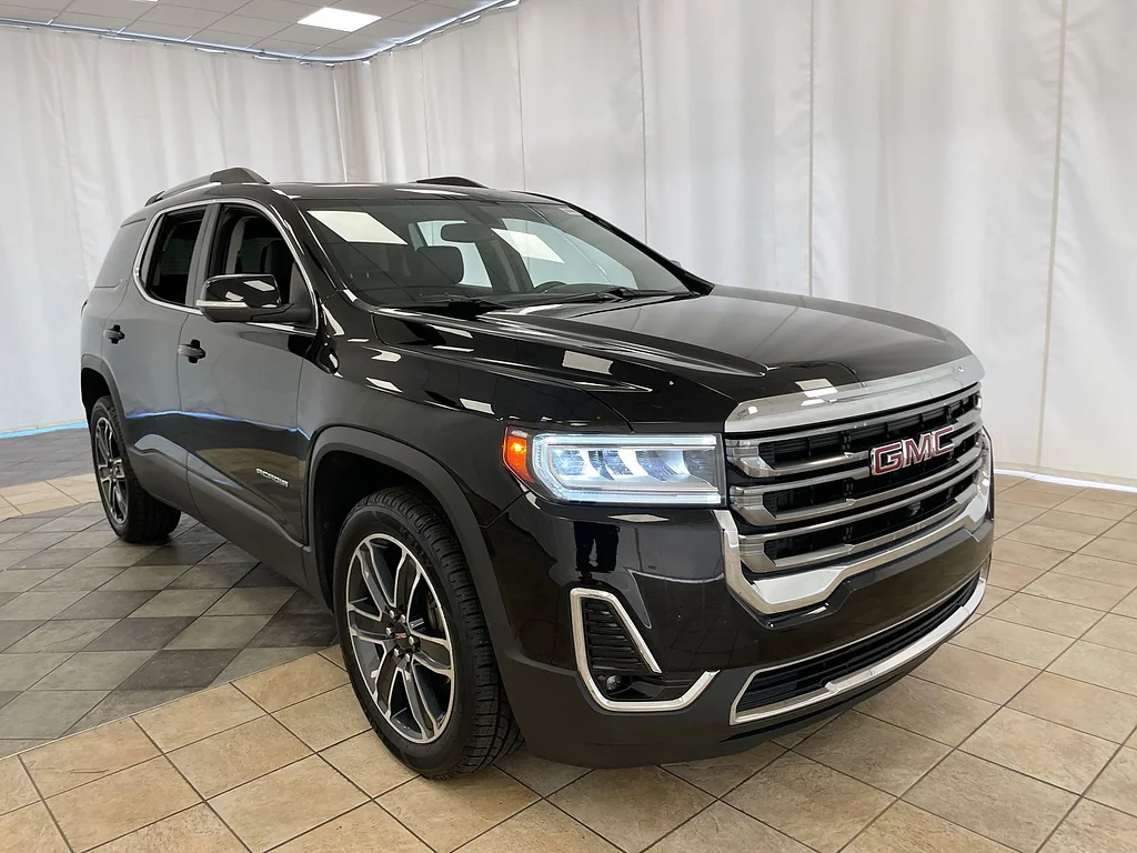 Used 2020 Ebony Twilight Metallic GMC SLT image 36