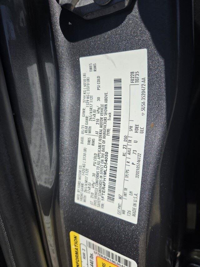 Used 2021 Carbonized Gray Metallic Ford XLT image 36