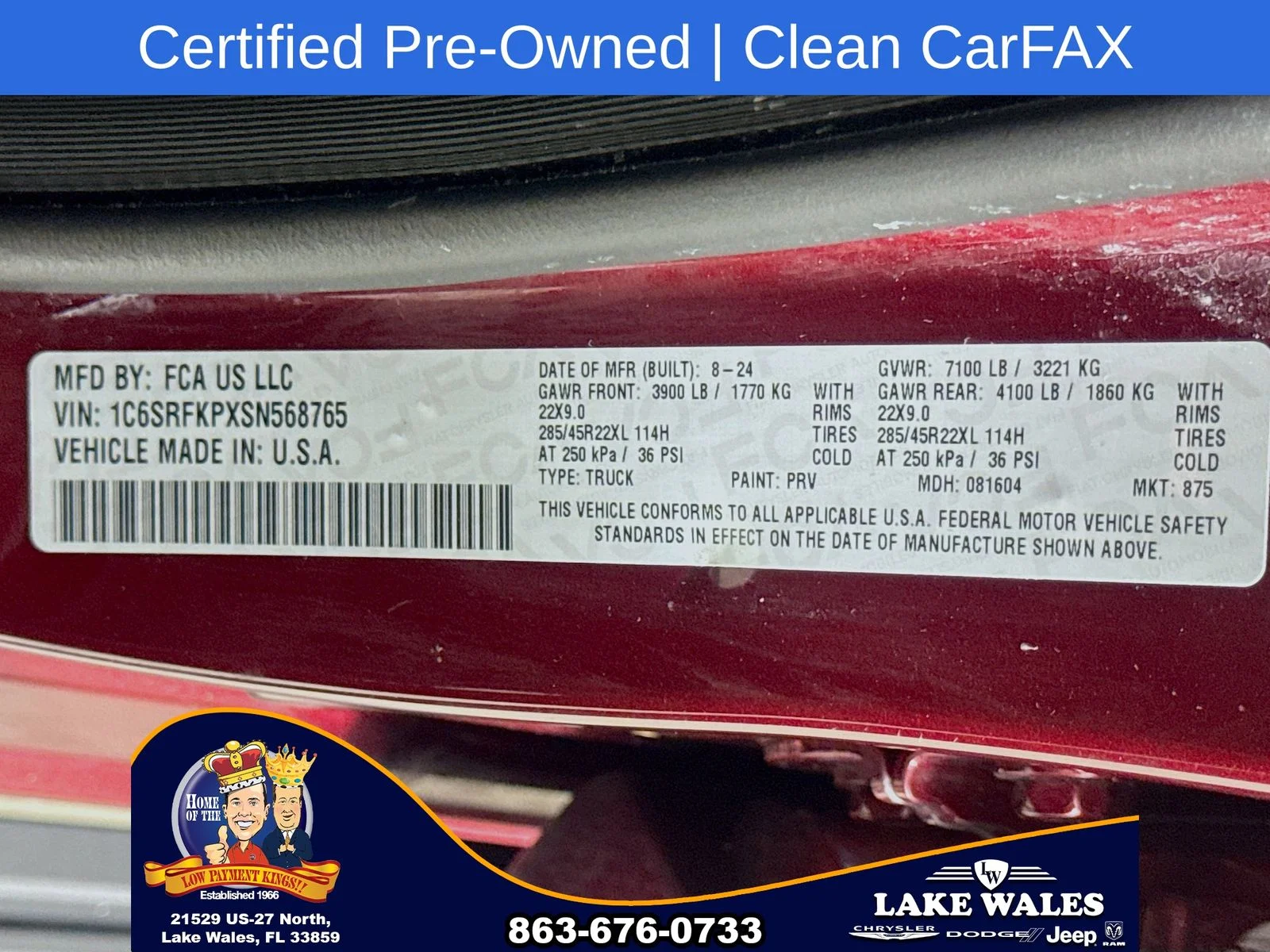 Used 2025 Red Ram Tungsten image 32