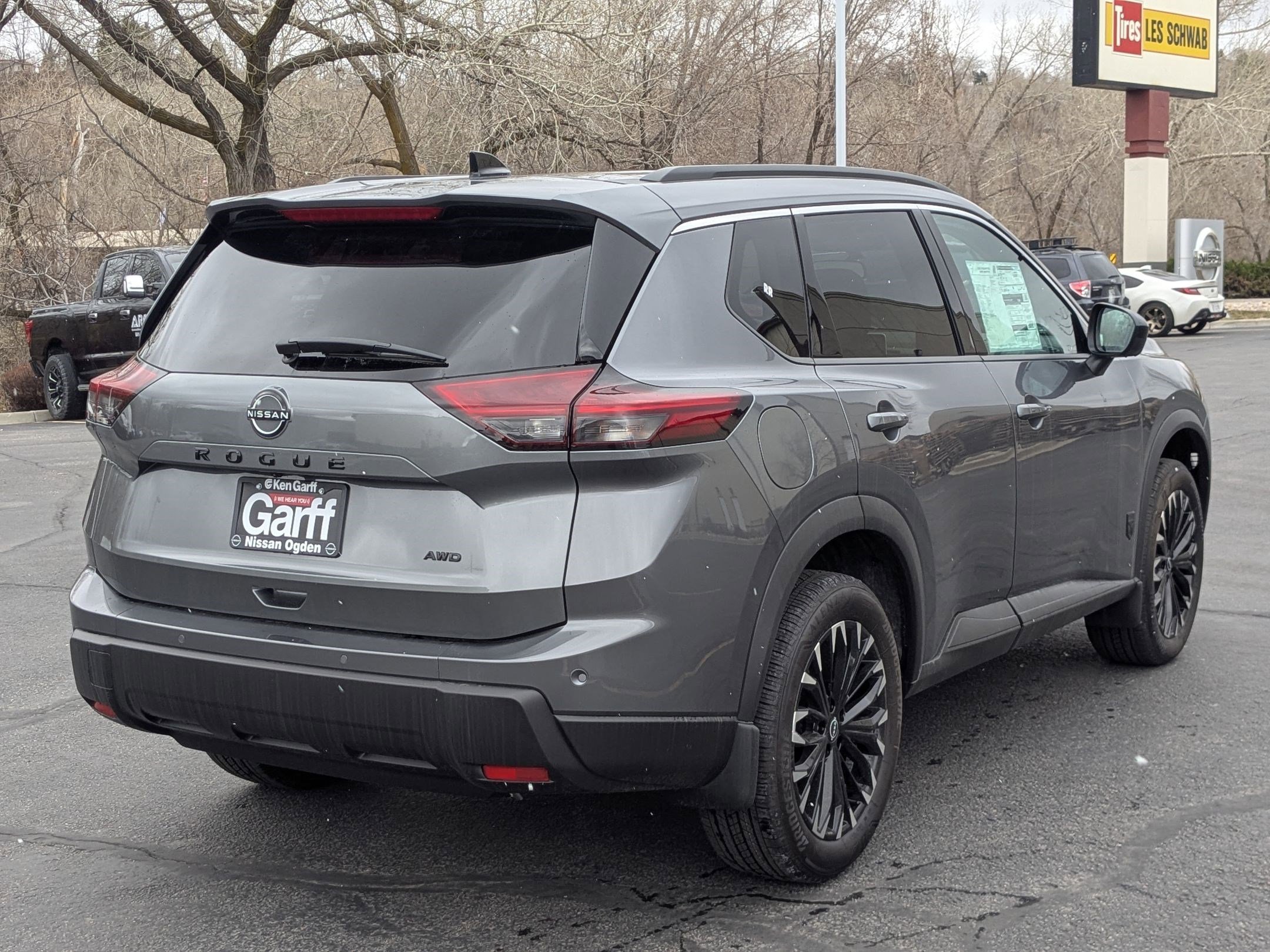 New 2026 Gun Metallic Nissan Dark Armor image 3
