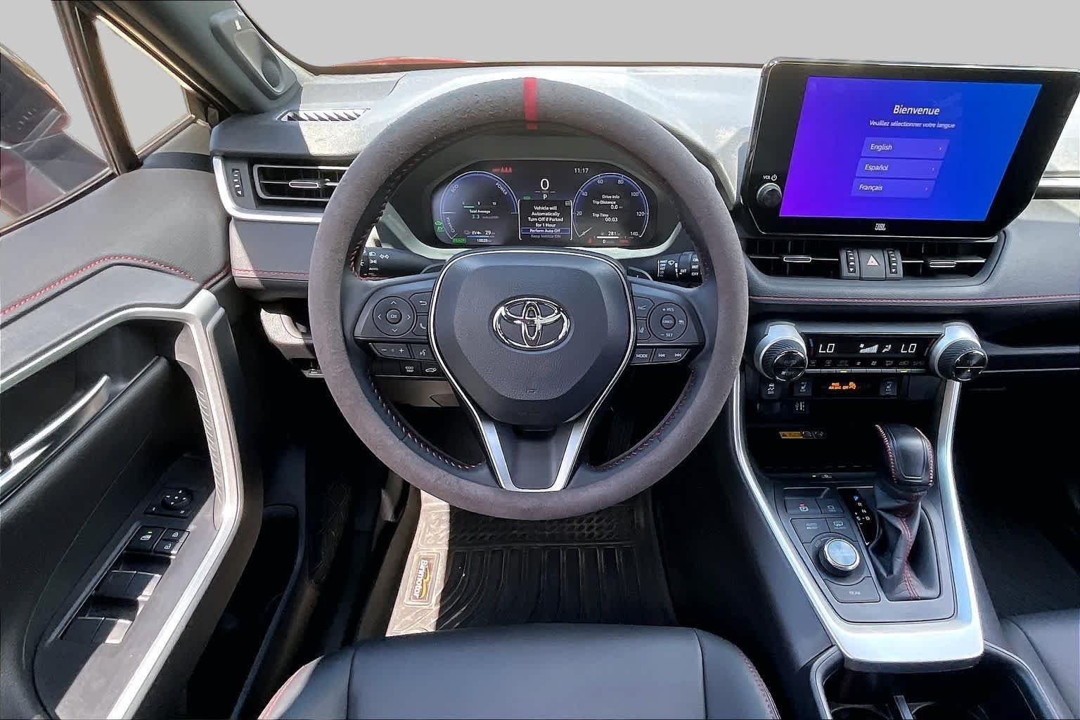 Used 2025 Supersonic Red/Midnight Black Metallic Toyota XSE image 6