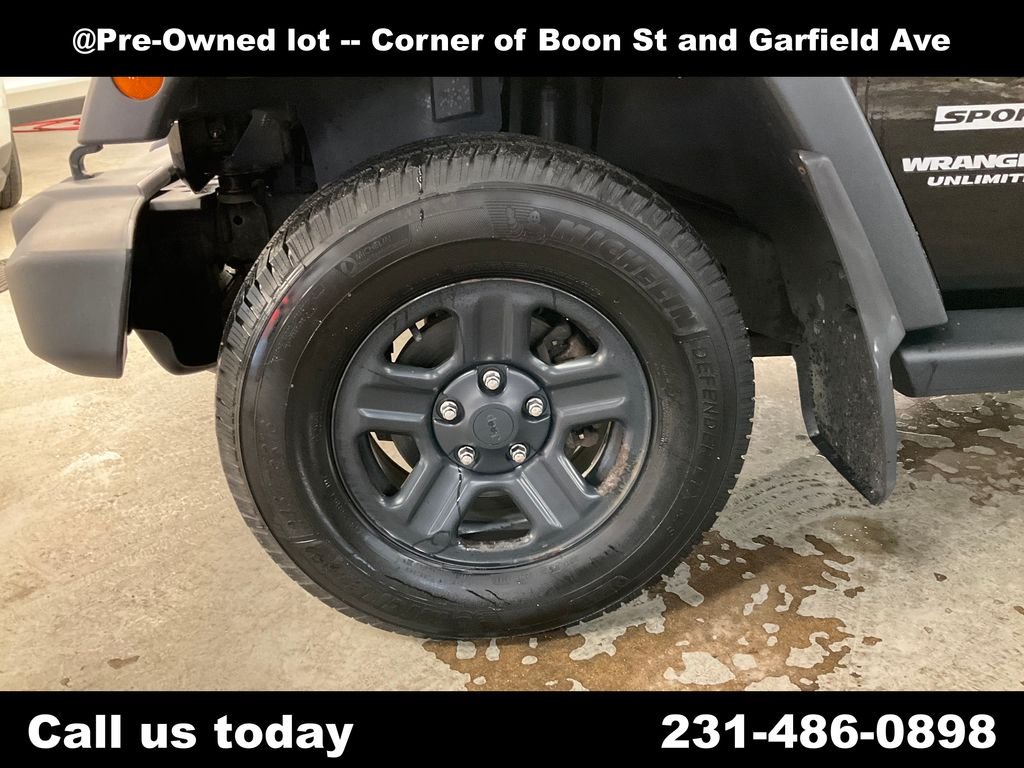 Used 2015 Black Jeep Unlimited Sport image 11