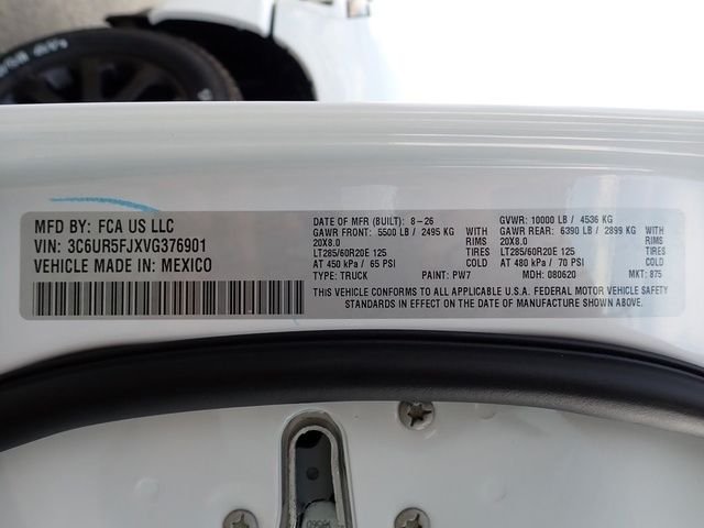 New 2027 Bright White Clear-Coat Exterior Paint RAM Laramie image 18