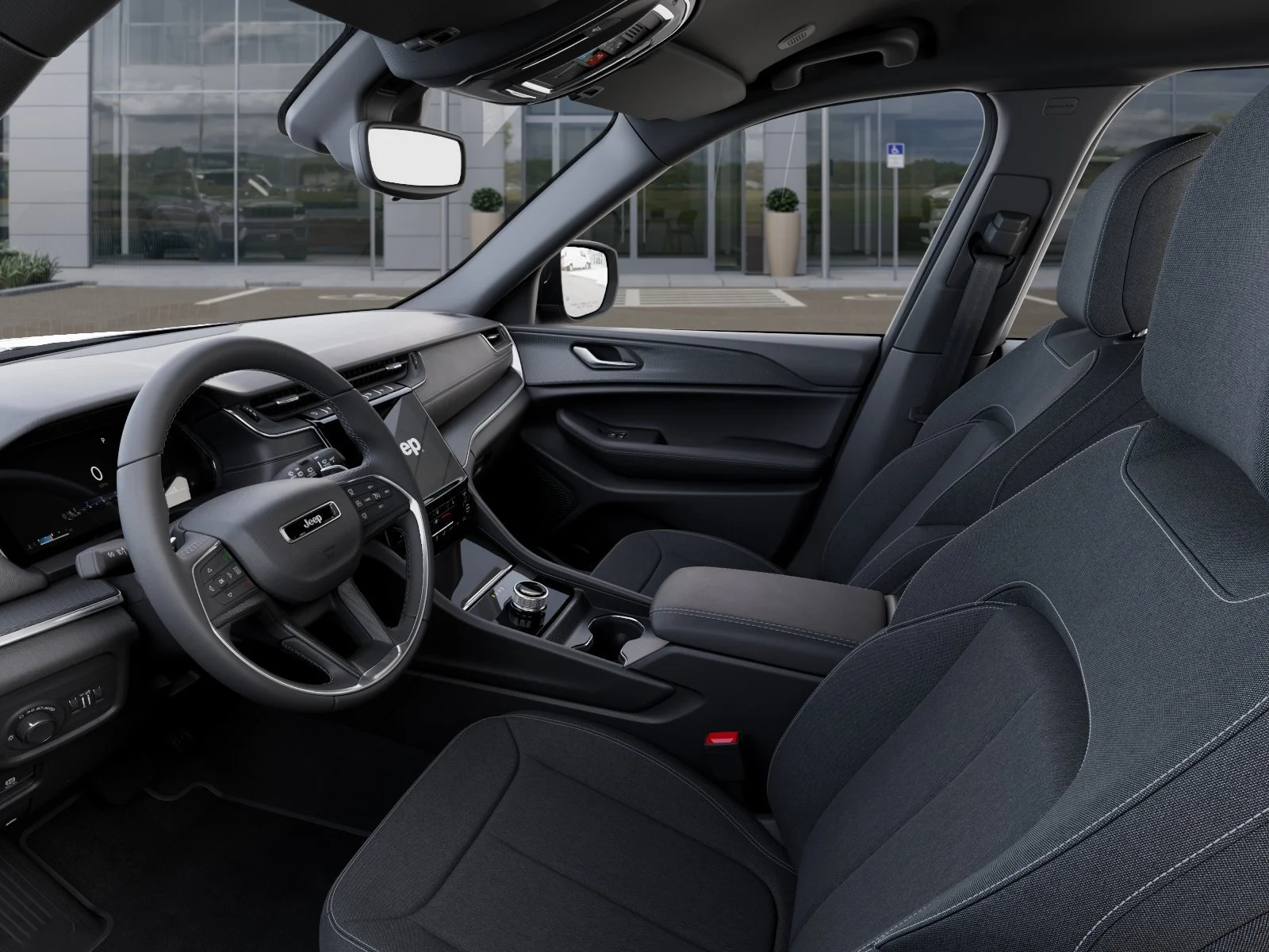 New 2026 Diamond Black Crystal Pearlcoat Jeep Laredo X image 22