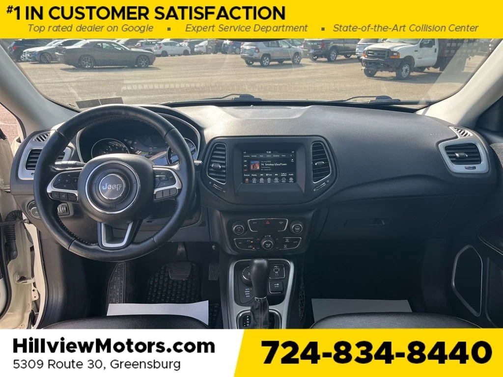 Used 2021 White Clearcoat Jeep Latitude image 18