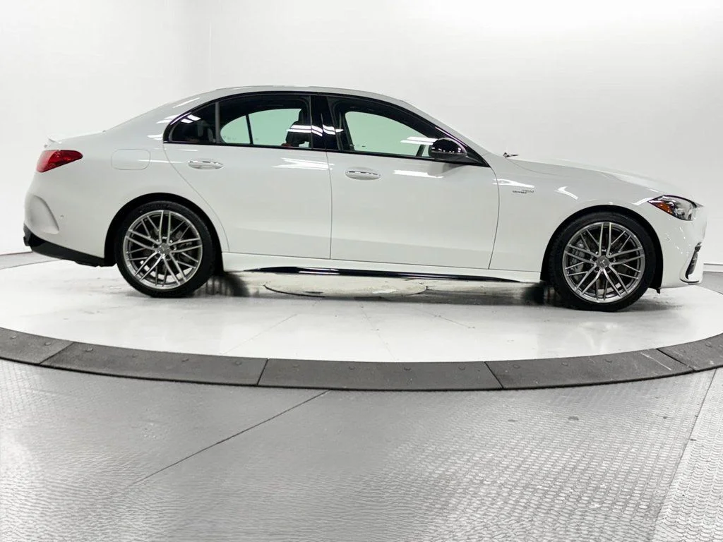 Used 2024 MANUFAKTUR Moonlight White Metallic Mercedes-Benz C 43 AMG® image 36
