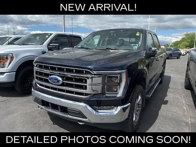 Certified Used 2022 Blue Metallic Ford Lariat image 48