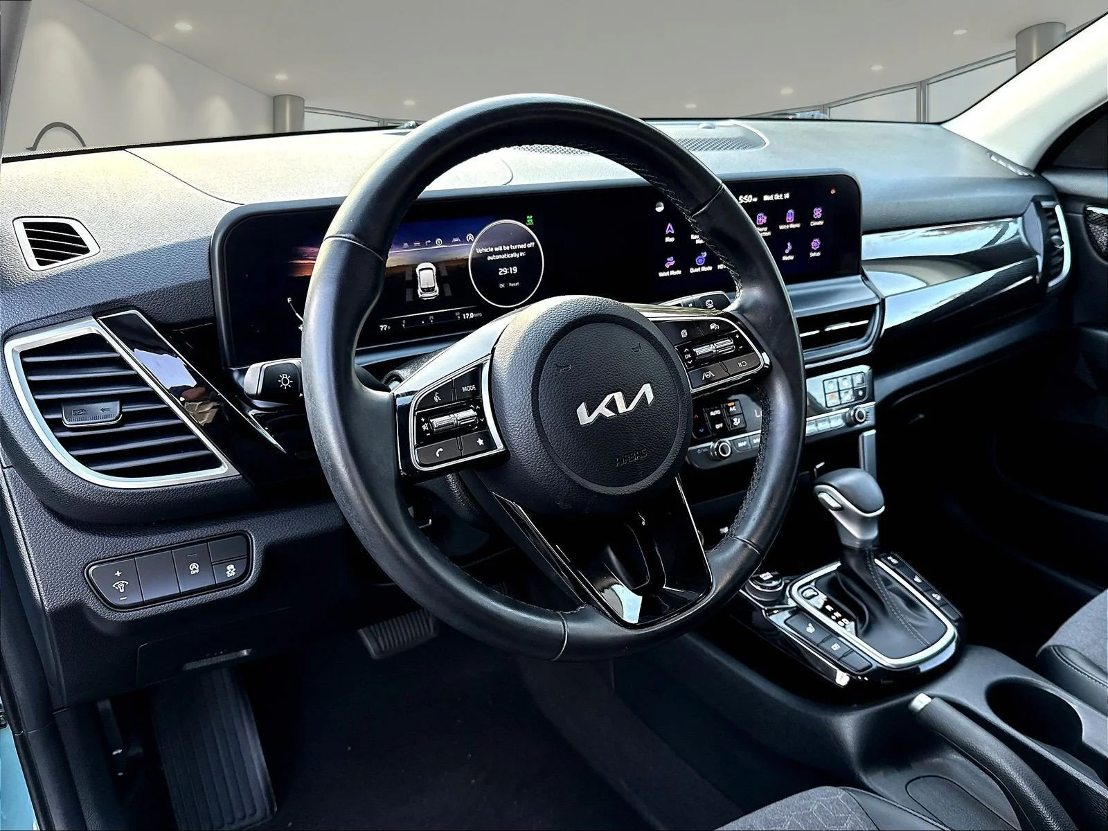 Used 2024 Blue / Black Kia S image 18