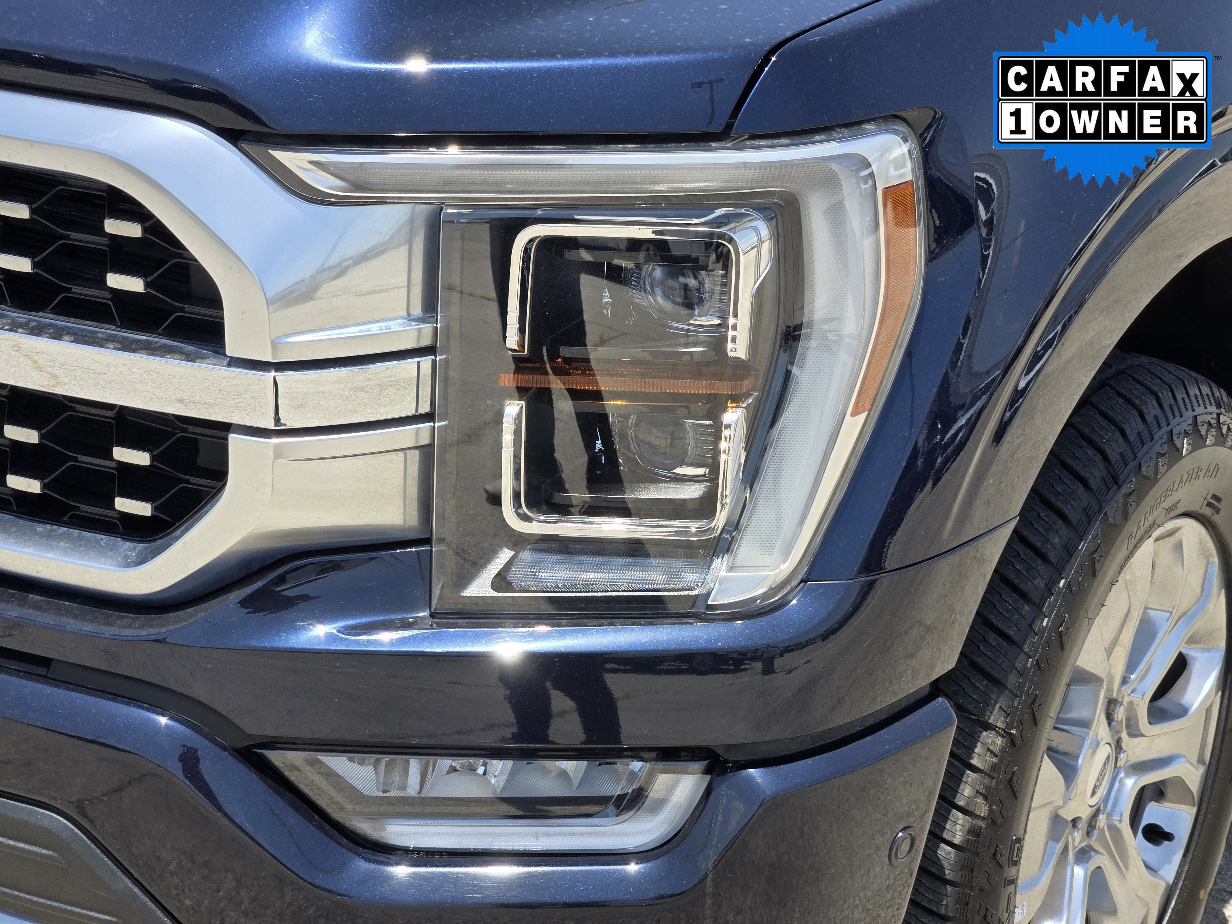 Certified Used 2023 Blue Metallic Ford Platinum image 8