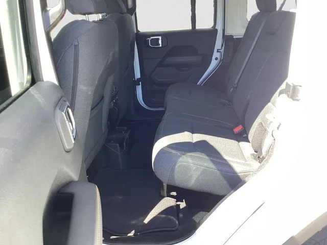 Certified Used 2025 Bright White Clearcoat Jeep Sahara image 13