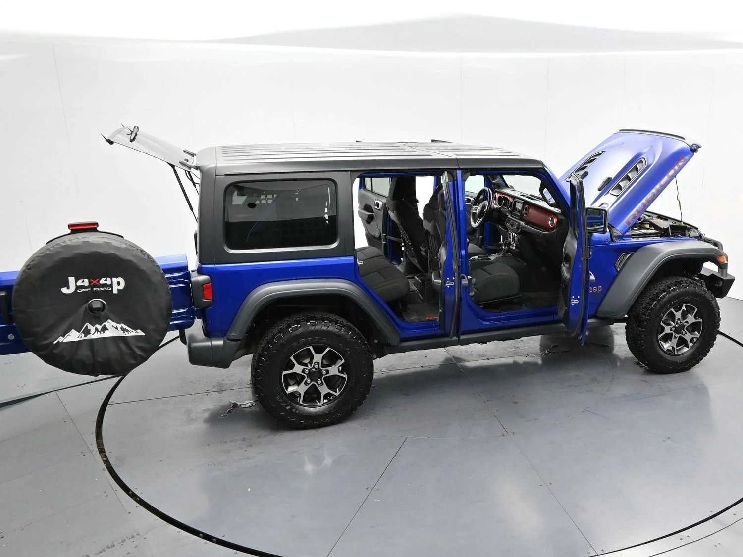 Used 2018 Ocean Blue Metallic Clearcoat Jeep Rubicon image 41